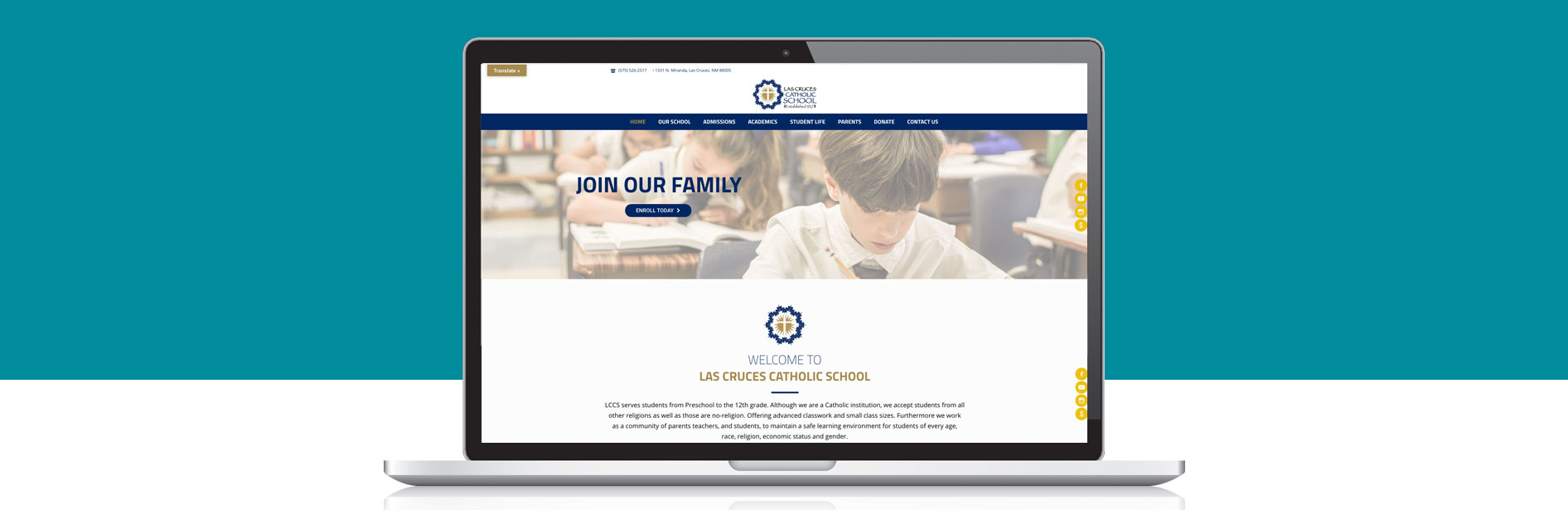 las-cruces-catholic-school-laptop